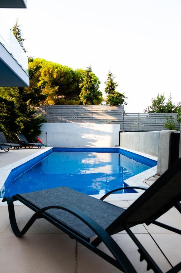 Seaview Pool Villa Near Beach And Athens Airport Porto Rafti Exterior photo